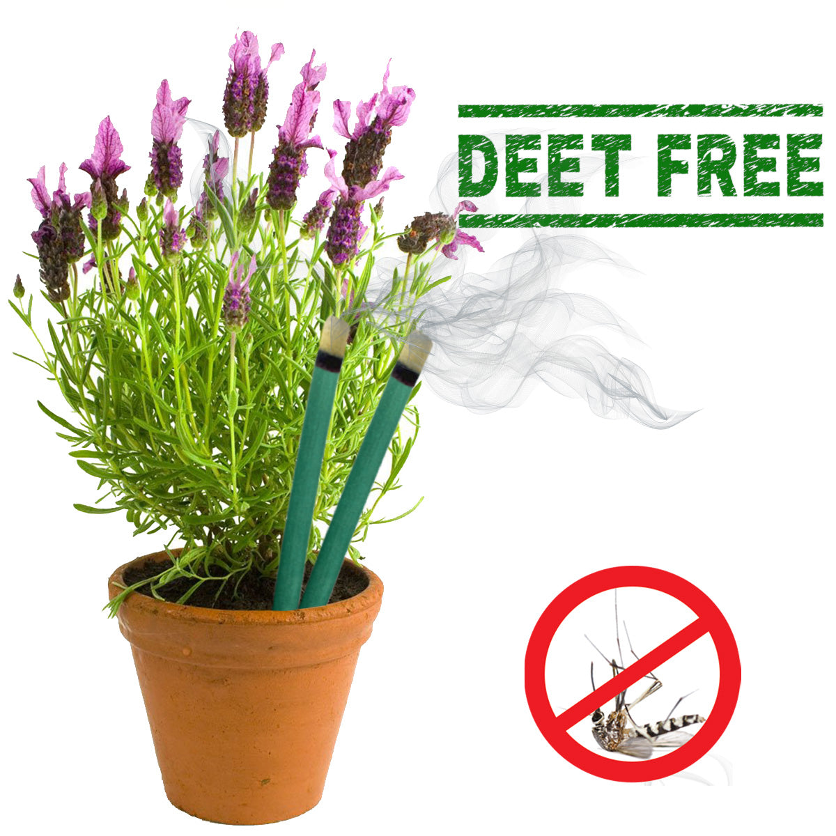 Mosquito Repellent Sticks (3 Pack - Contains 15 Repellents)