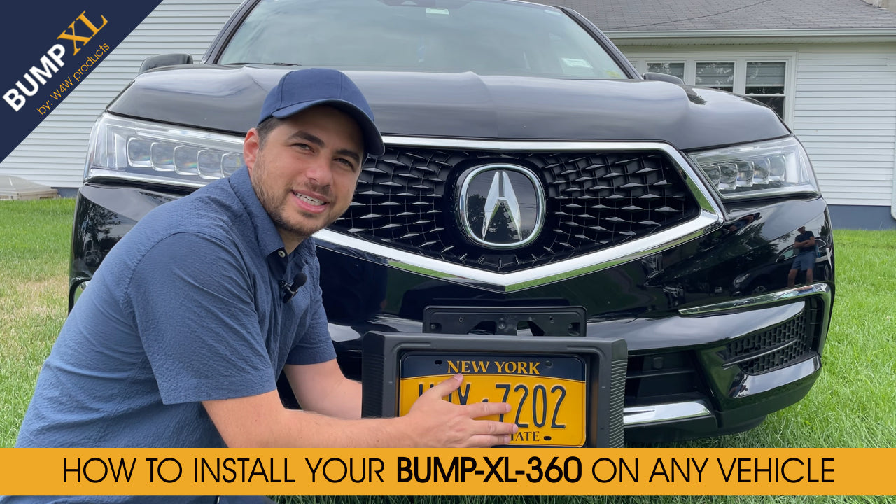 Load video: Video showing how to install the Bump-360-XL on any vehicle