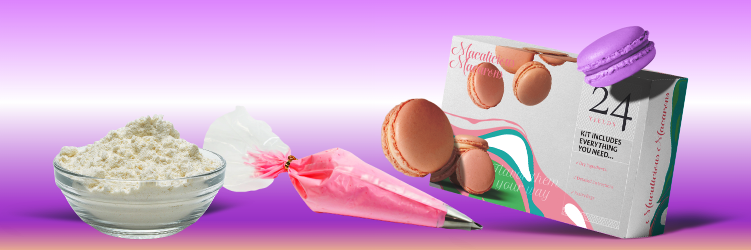Macaron DIY kit Banner