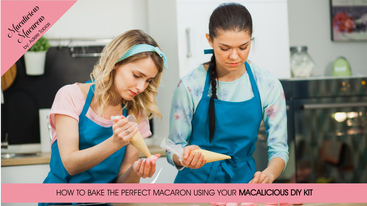 Load video: Video showing how to bake the perfect Macaron with Adele Tobias
