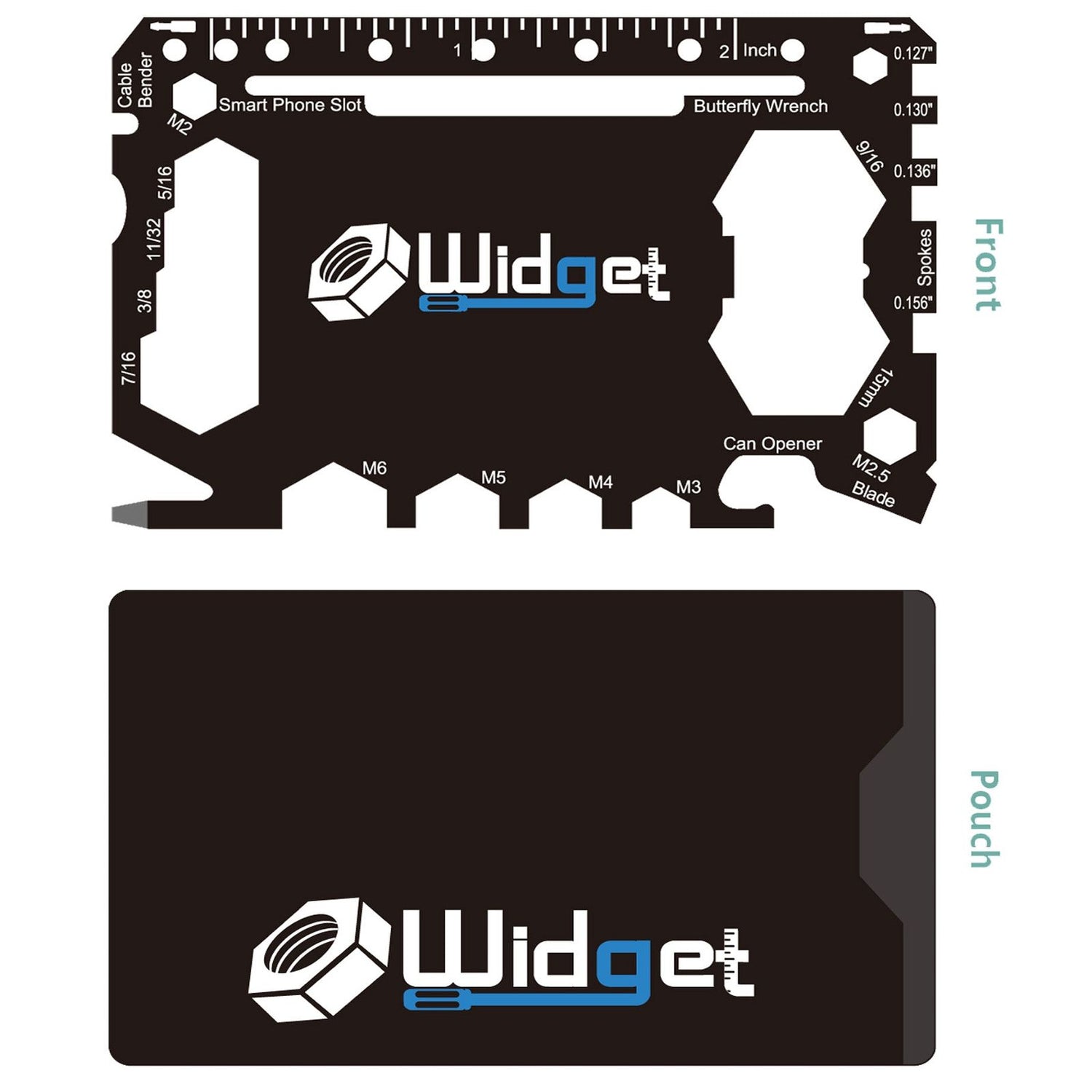 The WIDGET (43-in-1 Credit Card Size Multi-tool) - W4W Products 