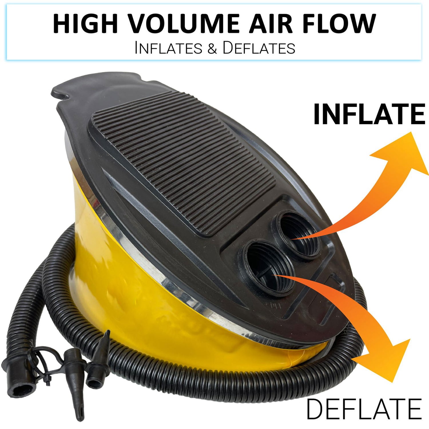 W4W Bellows Foot Pump - W4W Products 