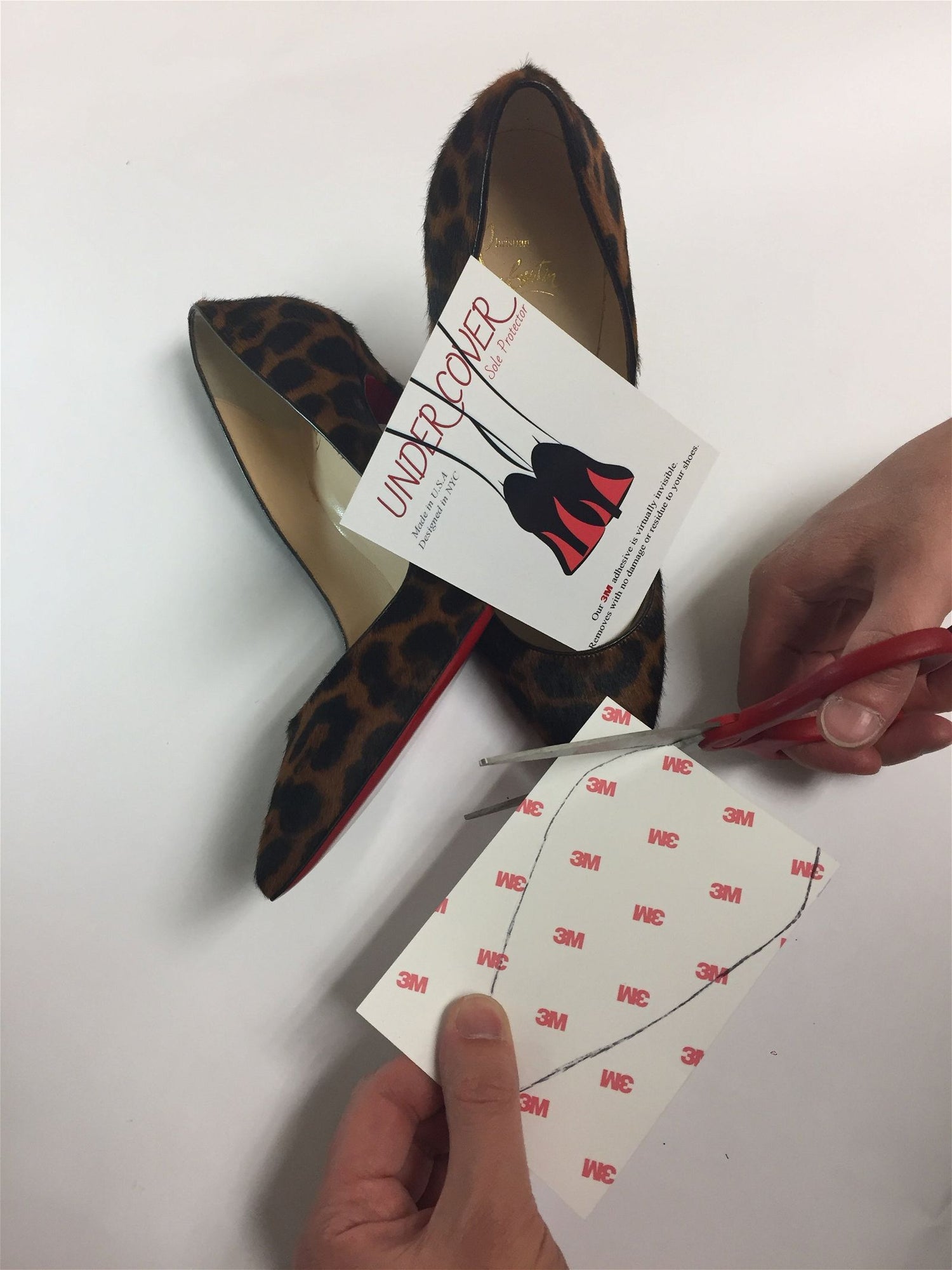 #original_alt_text# - Clear Sole Protector for Heels - 3M Sticker - W4W Products 