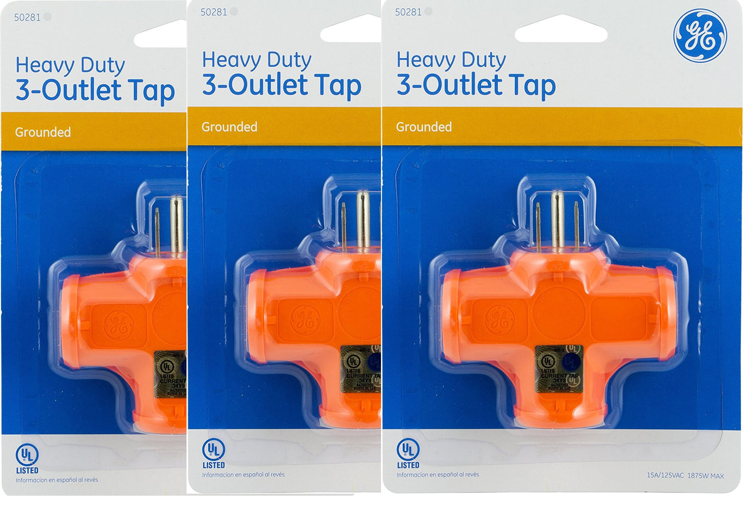GE Heavy Duty 3-Outlet Tap, 50281