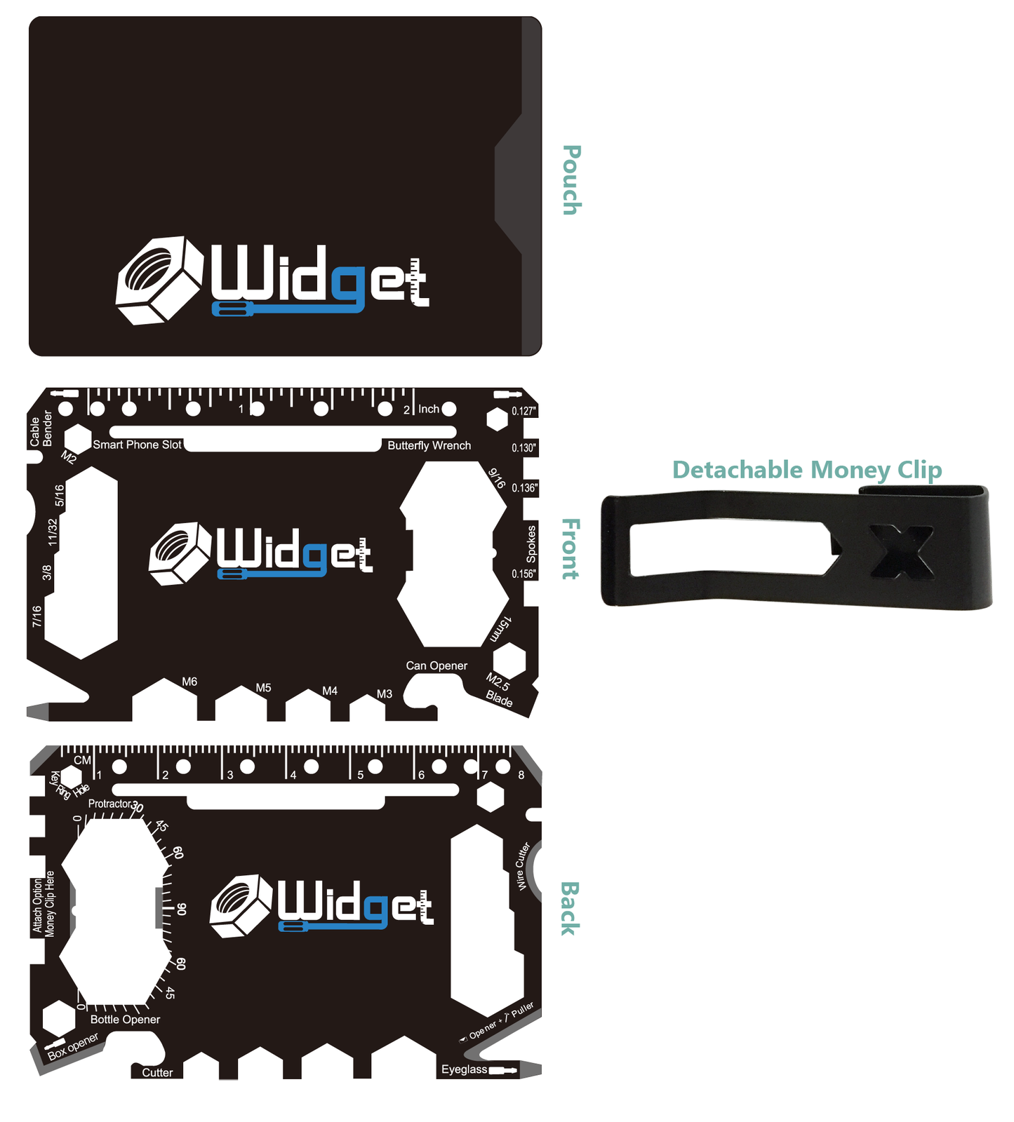 The WIDGET (43-in-1 Credit Card Size Multi-tool)